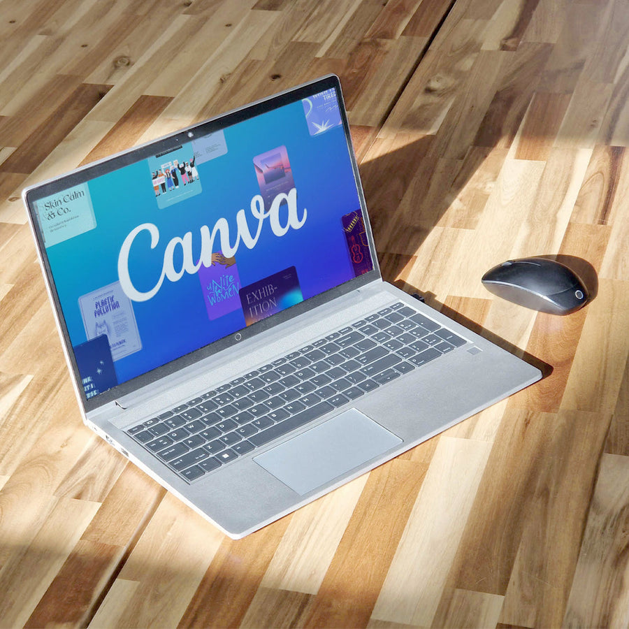 How to create and download graphic files in Canva