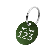 Aluminum key tags