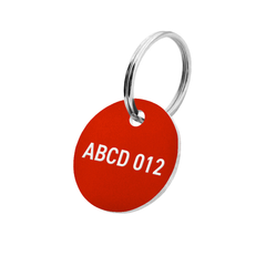 Plastic key tags