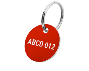 Plastic key tags | Identificador de llaves de plastico | Schlüsselmarken Kunststoff | Porte-clés en acrylique