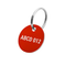 Plastic key tags