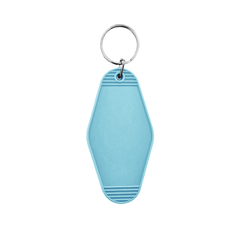 Plastic hotel keychains