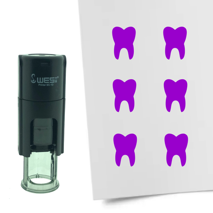 Stamp tooth - 10 mm print