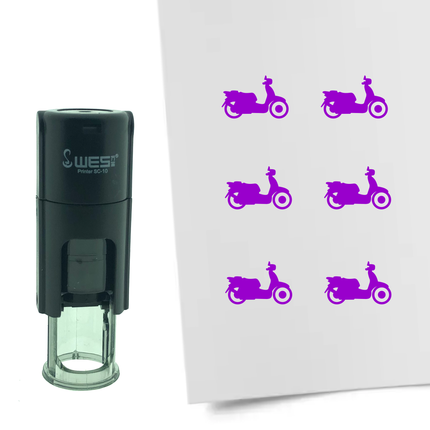 Stamp scooter - 10 mm print