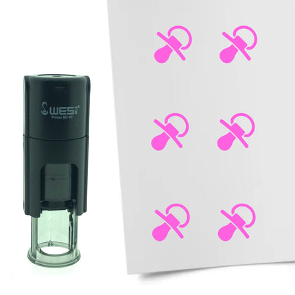 Stamp pacifier - 10 mm print