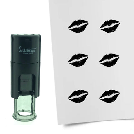 Stamp kiss - 10 mm print