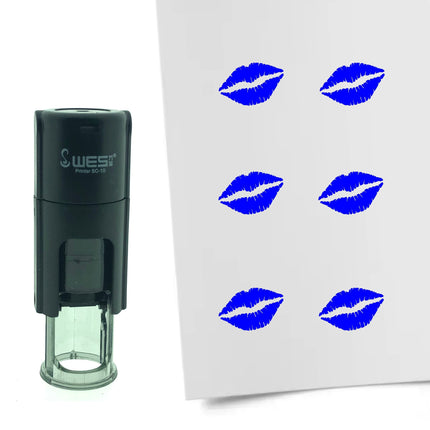 Stamp kiss - 10 mm print