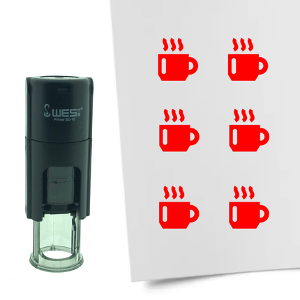 Stamp coffee mug - 10 mm print