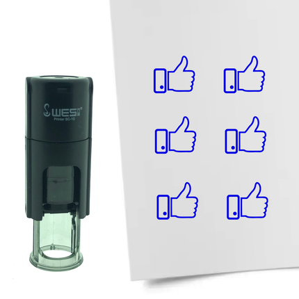 Stamp thumbs up - 10 mm print
