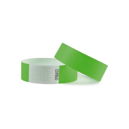 Pulseras de Tyvek sin diseño - 100 unidades