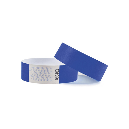 Pulseras de Tyvek sin diseño - 100 unidades