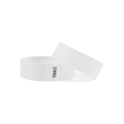 Pulseras de Tyvek sin diseño - 100 unidades
