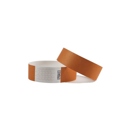 Pulseras de Tyvek sin diseño - 100 unidades