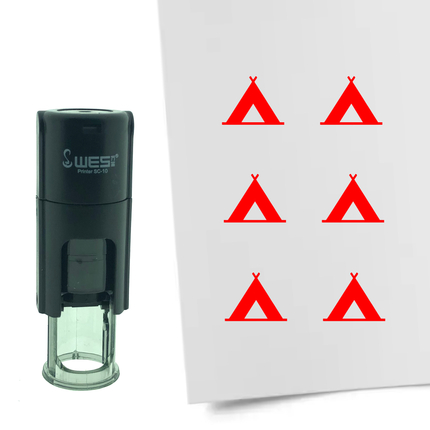 Stamp tent - 10 mm print