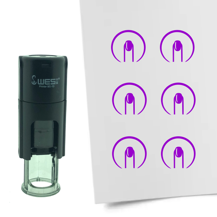 Stamp nails - 10 mm print