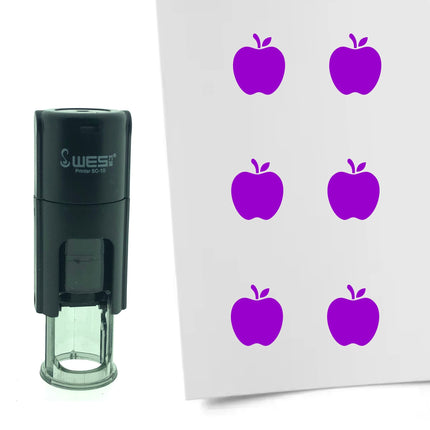 Stamp apple - 10 mm print
