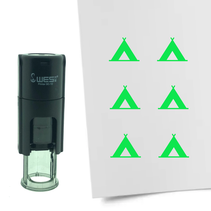 Stamp tent - 10 mm print