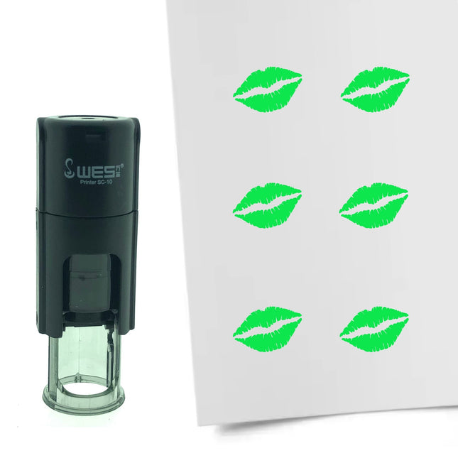 Stamp kiss - 10 mm print
