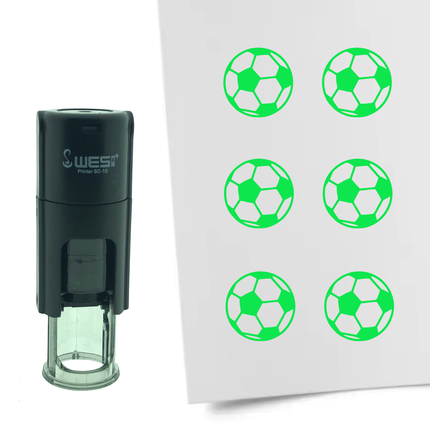 Stamp soccer - 10 mm print