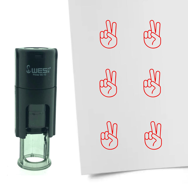 Stamp peace - 10 mm print