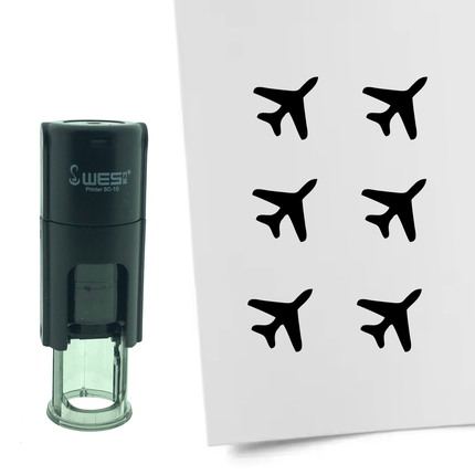 Stamp airplane - 10 mm print
