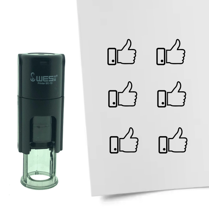 Stamp thumbs up - 10 mm print