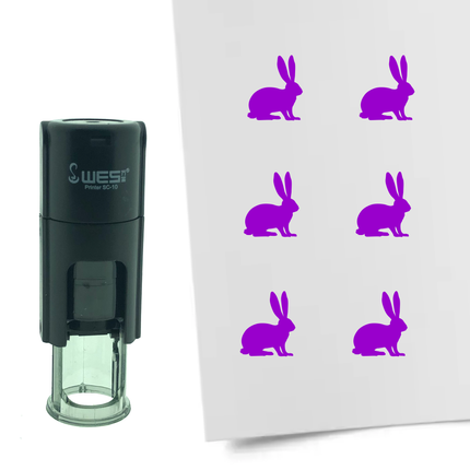 Stamp rabbit - 10 mm print