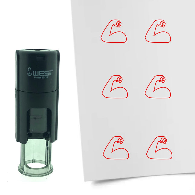 Stamp flexed bicep - 10 mm print