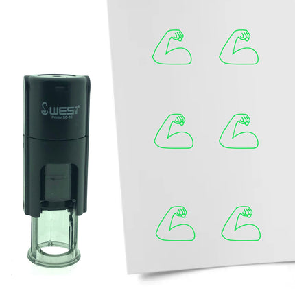 Stamp flexed bicep - 10 mm print