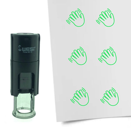 Stamp waving - 10 mm print