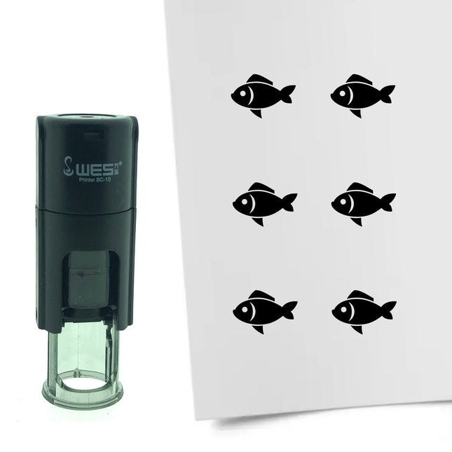 Stamp fish - 10 mm print