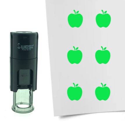 Stamp apple - 10 mm print