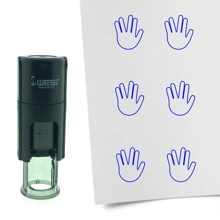 Stamp Mr. Spock greeting - 10 mm print