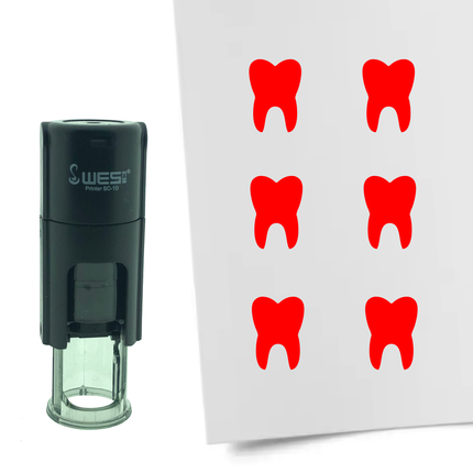 Stamp tooth - 10 mm print