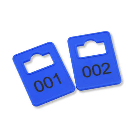 Fichas para guardarropa numerada Tiffany - 100 unidades