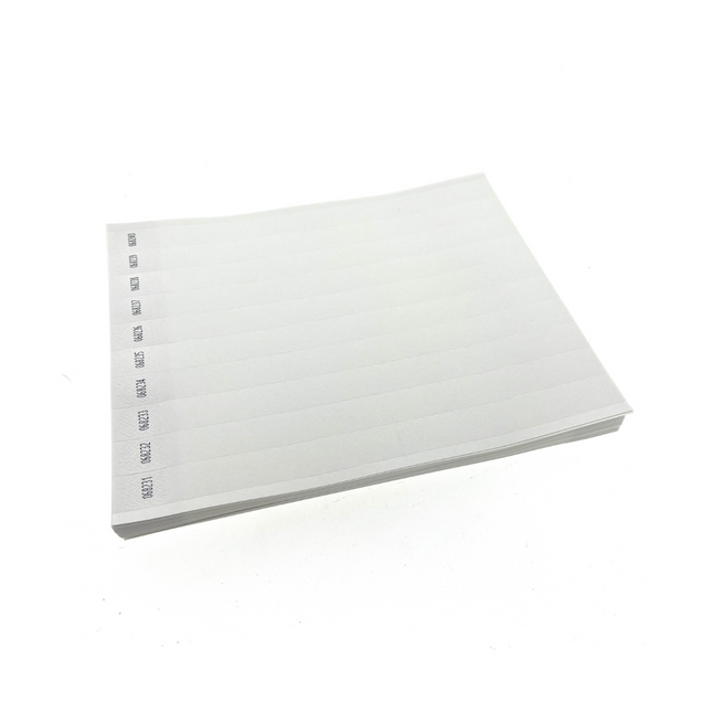 Pulseras PET en blanco para impresora laser - 100 unidades