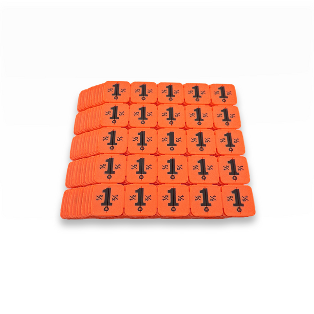 Fichas de plástico reciclado para festivales rompibles - 1000 unidades