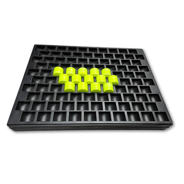 Bandeja de almacenamiento de plástico resistente para 1000 fichas