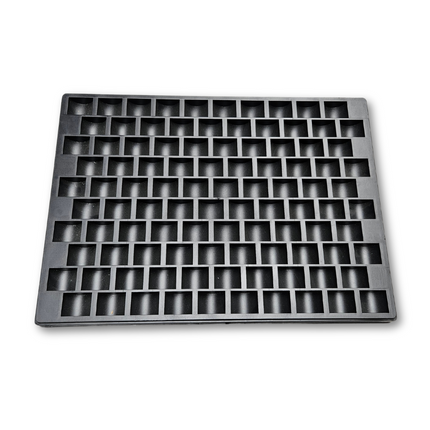 Bandeja de almacenamiento de plástico resistente para 1000 fichas