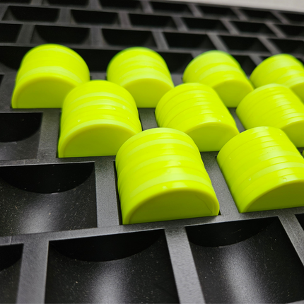 Bandeja de almacenamiento de plástico resistente para 1000 fichas