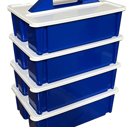 Caja de almacenamiento apilable con tapa para 2000 fichas