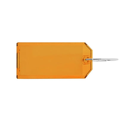 Etiqueta para llaves de metacrilato 75x31 mm - ventana por ambos lados