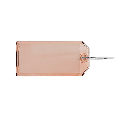 Etiqueta para llaves de metacrilato 75x31 mm - ventana por ambos lados