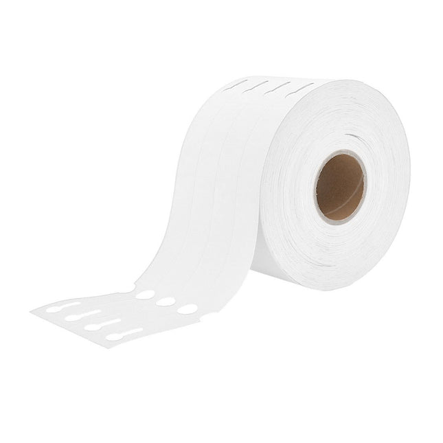 Loop-lock labels white HDPE 250x25mm
