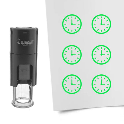 Stamp clock - 10 mm print