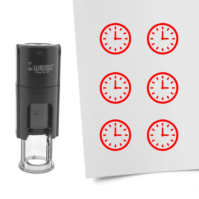 Stamp clock - 10 mm print