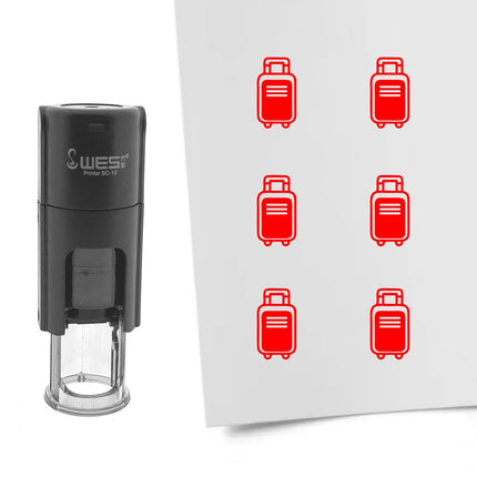 Stamp suitcase - 10 mm print