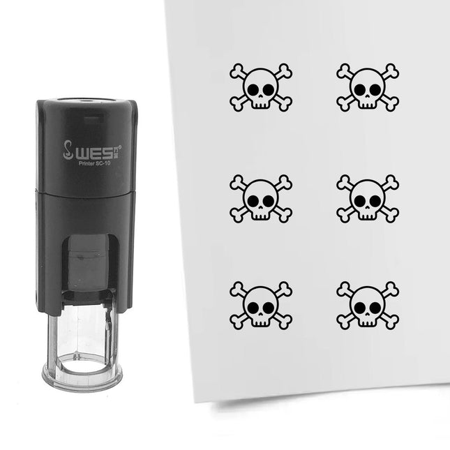 Stamp skull - 10 mm print