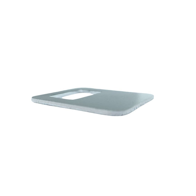 Ficha para guardarropa numerada de aluminio 35 x 35 - Por unidad