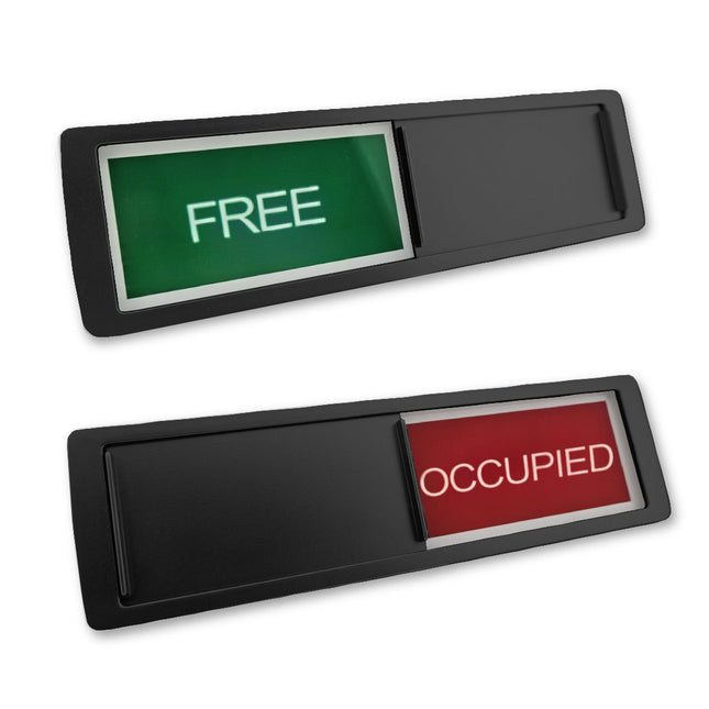 Free - Occupied sliding sign 178x50mm - 1 pc